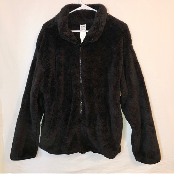PINK Victoria's Secret Jackets & Blazers - teddy sherpa full zip - NWT